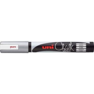 Kreidemarker Uni Chalk - 1,8 - 2,5 mm, silber