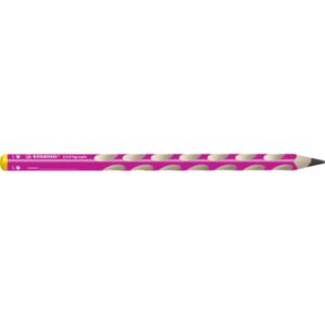 Ergonomischer Dreikant-Bleistift für Linkshänder - EASYgraph in pink - Einzelstift - Härtegrad B