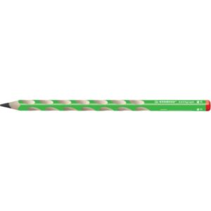 Ergonomischer Dreikant-Bleistift für Rechtshänder - EASYgraph in grün - Einzelstift - Härtegrad B
