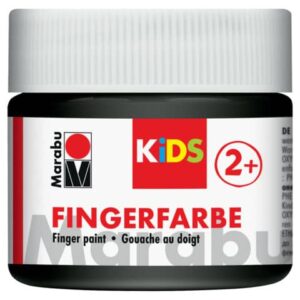 Fingerfarbe Kids - 100 ml, schwarz
