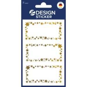 Z-Design 52622, Weihnachtssticker, Geschenketikett, 2 Bogen/6 Sticker