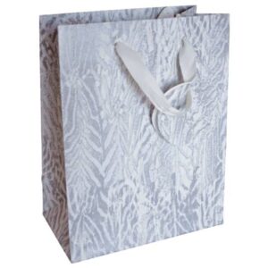 Geschenktragetasche beflockt - 18 x 23 x 10 cm