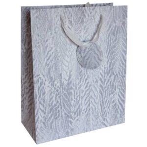 Geschenktragetasche beflockt - 26 x 32 x 12 cm