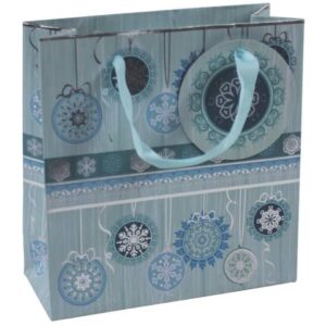 Weihnachts-Geschenktragetasche - 15 x 14,5 x 6 cm, sortiert