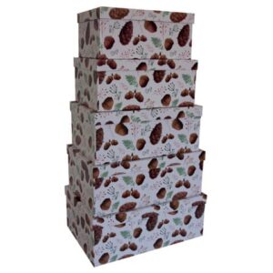Geschenkkarton Herbst - 5 tlg., hoch