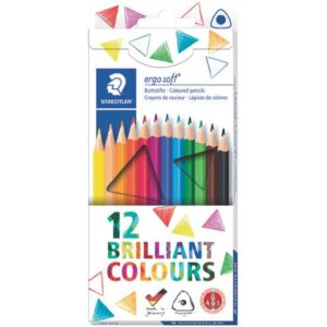 ergo soft® 157 Farbstifte - 3 mm, Kartonetui 12 Farben
