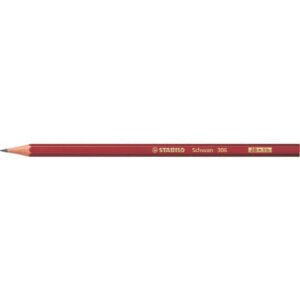 Bleistift - Schwan in rot - Einzelstift - Härtegrad 2B