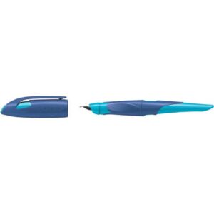 Schulfüller EASYbirdy® - Rechtshänder Feder M, mitternachtsblau/azur, inkl. Patrone
