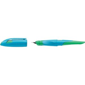 Schulfüller EASYbirdy® - Rechtshänder Feder A, himmelblau/grasgrün, inkl. Patrone