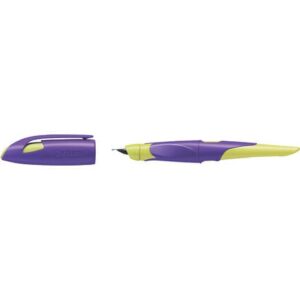 Schulfüller EASYbirdy® - Rechtshänder Feder A, violett/gelb, inkl. Patrone