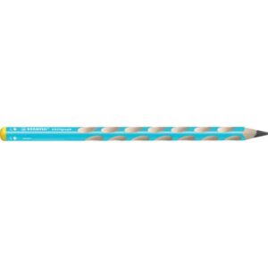 Ergonomischer Dreikant-Bleistift für Linkshänder - EASYgraph in blau - Einzelstift - Härtegrad 2B