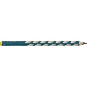 Ergonomischer Dreikant-Bleistift für Linkshänder - EASYgraph in petrol - Einzelstift - Härtegrad 2B