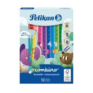 Farbstifte Combino - dick, 12er Pack
