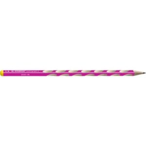 Schmaler Dreikant-Bleistift für Linkshänder - EASYgraph S in pink - Einzelstift - Härtegrad HB