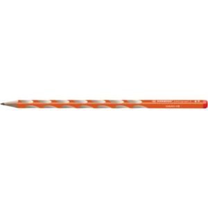 Schmaler Dreikant-Bleistift für Rechtshänder - EASYgraph S in orange - Einzelstift - Härtegrad HB