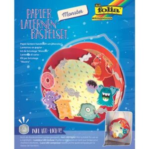 Bastelset Laterne Monster - mit LED