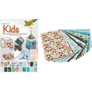 Bastelblock Kids - 24 x 34 cm, 20 Blatt sortiert