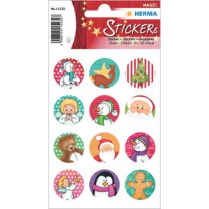 15232 Sticker MAGIC Weihnachtssymbole - Stone
