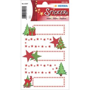 15257 Sticker DECOR Sterne + Tanne