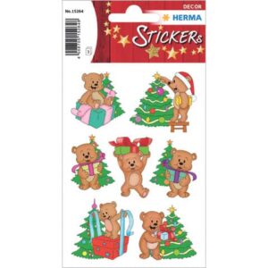 15264 Sticker DECOR Weihnachtsbären