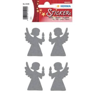 15249 Sticker MAGIC Engel - Filz, silber