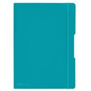 Notizheft flex - A4, PP, 2x 40 Blatt, liniert/kariert, türkis