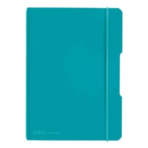 Notizheft flex - A5, PP, 2x 40 Blatt, liniert/kariert, türkis