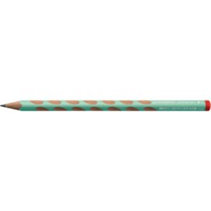 Ergonomischer Dreikant-Bleistift für Rechtshänder - EASYgraph in pastellgrün - Einzelstift - Härtegrad HB