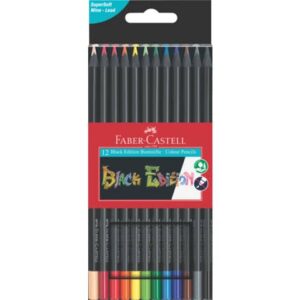 Black Edition Buntstift - 12er Kartonetui