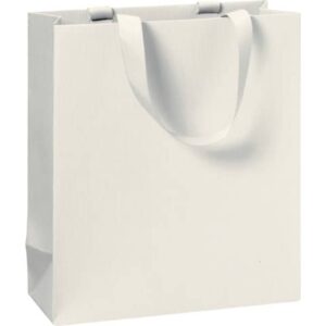 Geschenktragetasche One Colour - 18 x 21 x 8 cm, beige