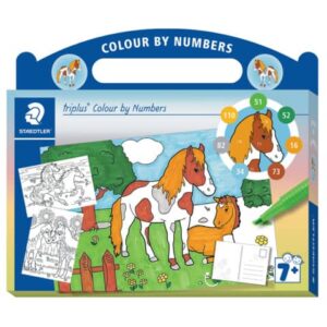 triplus® colour Malset "Malen nach Zahlen" Horses