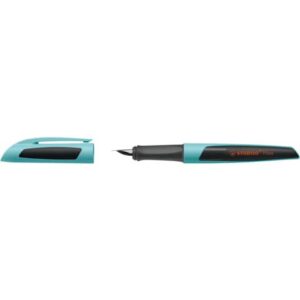 Füller - Flow SPORTY in hellblau/schwarz - Einzelstift - inklusive Patrone