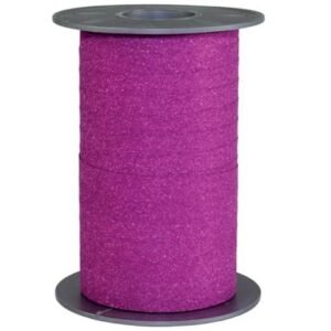 Ringelband - 10 mm x 100 m, Glitter pink