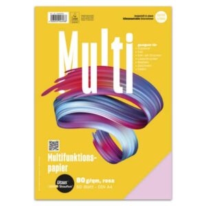 Multifunktionspapier 7X PLUS - A4, 80 g/qm, rosa, 50 Blatt