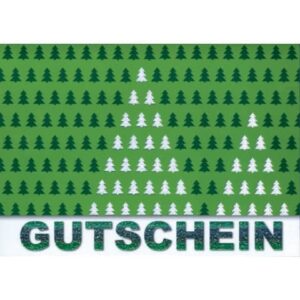 Gutscheinkarte Weihnachten - inkl. Umschlag
