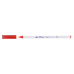 4600 Textilpen - Rundspitze, 1 mm, rot