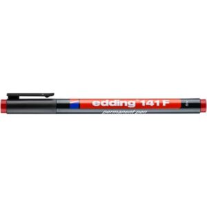 141 F - OHP-Marker, permanent, 0,6 mm, rot