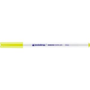 4600 Textilpen - Rundspitze, 1 mm, neon gelb