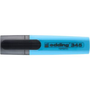 345 Textmarker highlighter - neonhellblau, nachfüllbar