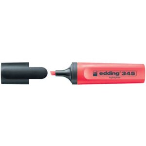 345 Textmarker highlighter - neonrot, nachfüllbar