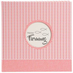 Firmungsalbum Dominicus - 25 x 25 cm, koralle