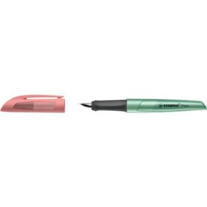 Füller - Flow COSMETIC in metallic grün/apricot - Einzelstift - inklusive Patrone