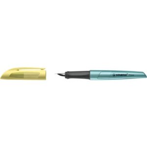 Füller - Flow COSMETIC in metallic blau/gelb - Einzelstift - inklusive Patrone