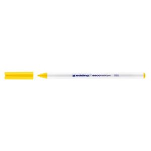 4600 Textilpen - Rundspitze, 1 mm, gelb