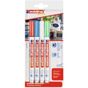 4085 Kreidemarker - 1 - 2 mm, 4er Bister, basic sortiert