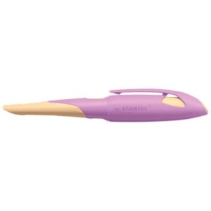 Schulfüller EASYbirdy® - Linkshänder Feder M, Pastel Edition soft pink/apricot, inkl. Patrone