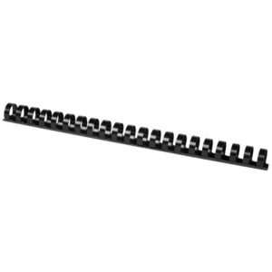 Spiralbinderücken Plastik - A4, 18 mm/165 Blatt, schwarz, 50 Stück