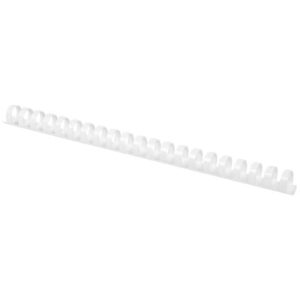 Spiralbinderücken Plastik - A4, 18 mm/165 Blatt, weiß, 50 Stück
