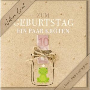 Glückwunschkarte Geldgeschenk Nature Card - inkl. Umschlag