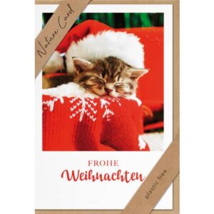 Weihnachtskarte - Nature Card, inkl. Umschlag